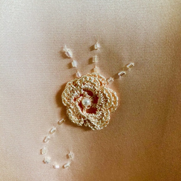 CACHE Vintage Fringe Dress w/ embroidery - Picture 7 of 10